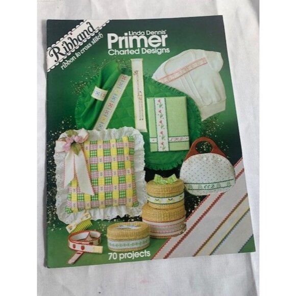 Primer Ribband Ribbon to Cross Stitch Design Pattern Book - Picture 1 of 4